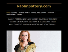 Tablet Screenshot of kaolinpottery.com